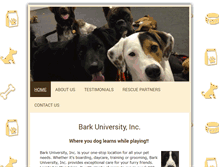 Tablet Screenshot of barkuniversityinc.net